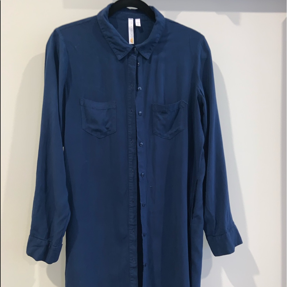 Lord & Taylor collar t-shirt dress